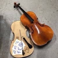 SUZUKI No.74 チェロ 44 1977 スズキバイオリン